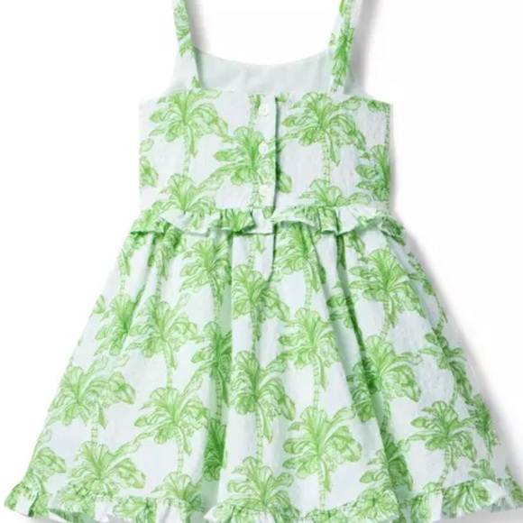NWT Janie and Jack Palm Tree Ruffle Dress 6 Sundress - Picture 3 of 12